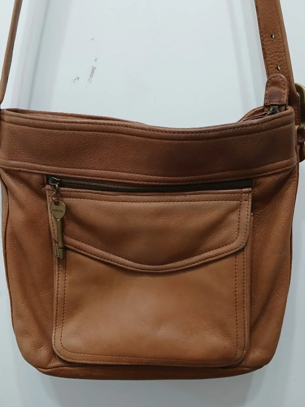 Fossil Leather Mailbag